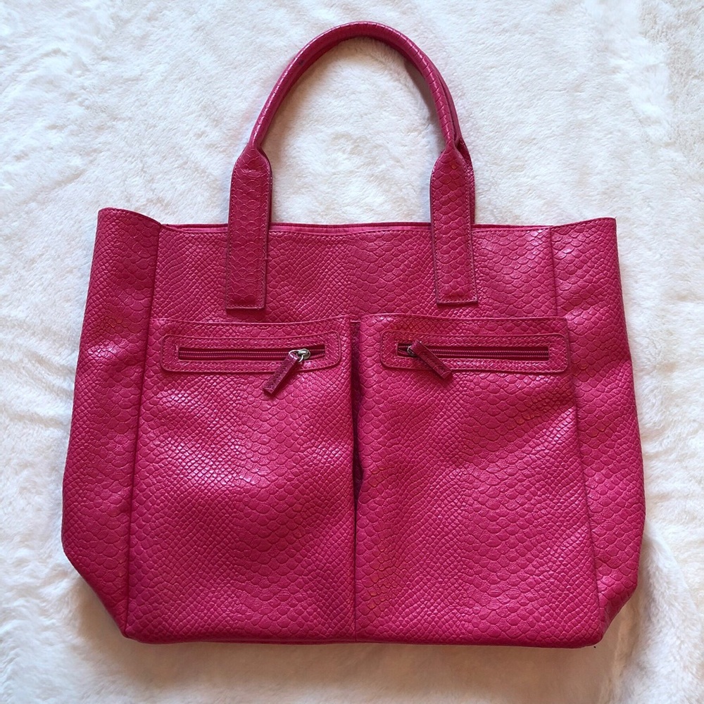Hot pink tote